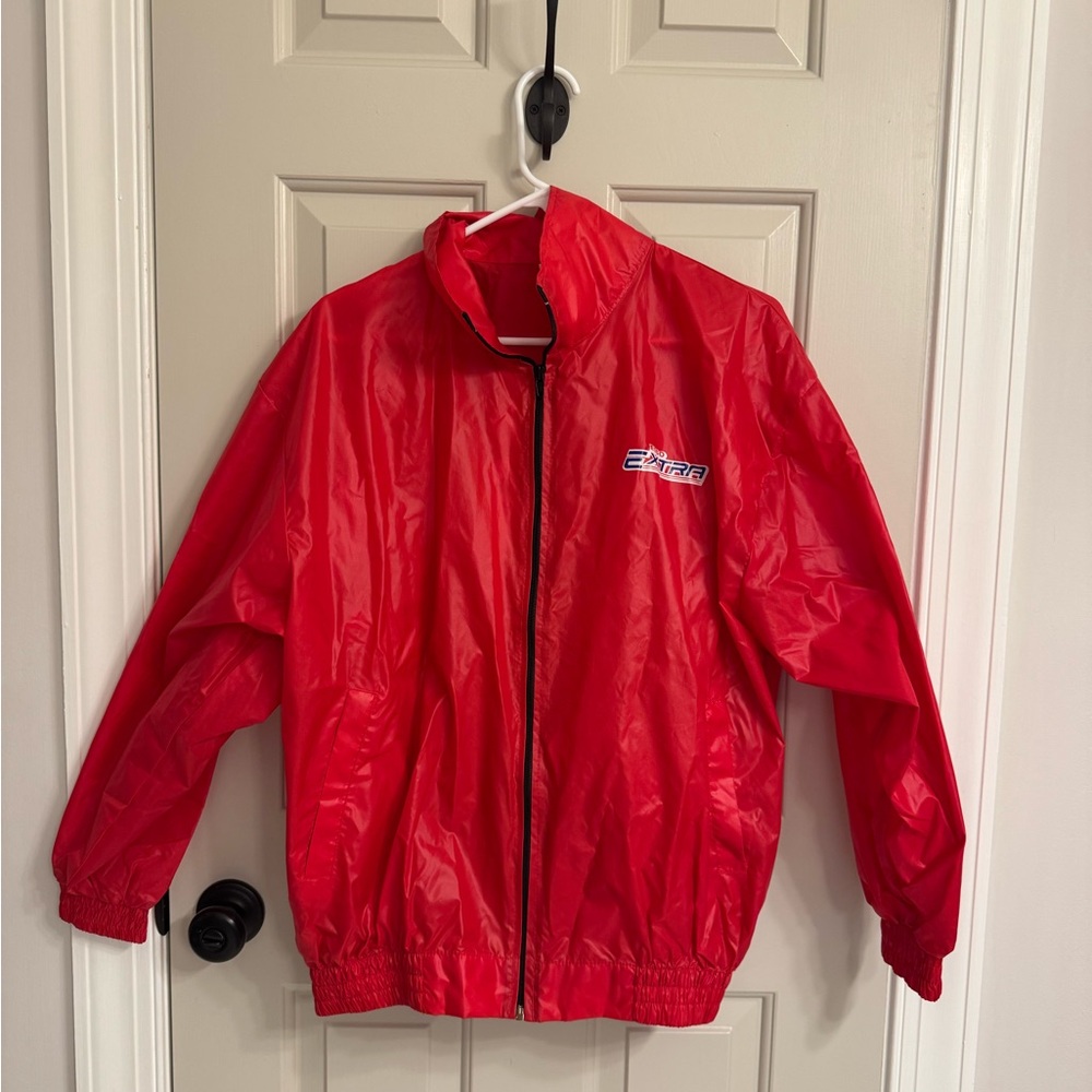 Vintage Esso red bomber jacket!!! Unisex, fits large.